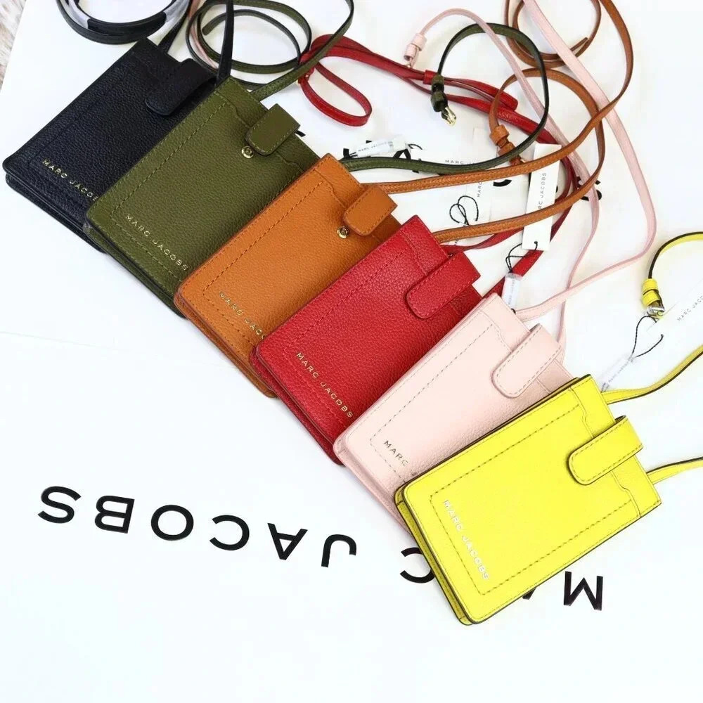 Marc Jacobs The Groove Pebble Leather Phone Crossbody Bag S107L01SP21 * Original